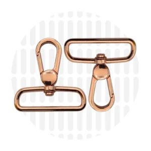 Karabiner 38 mm 2er-Set - Roségold - ZipperZoo - 113-1338-RG-02