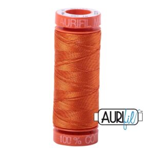 Baumwoll-Garn - Aurifil - 50wt/200m - Orange - 2235
