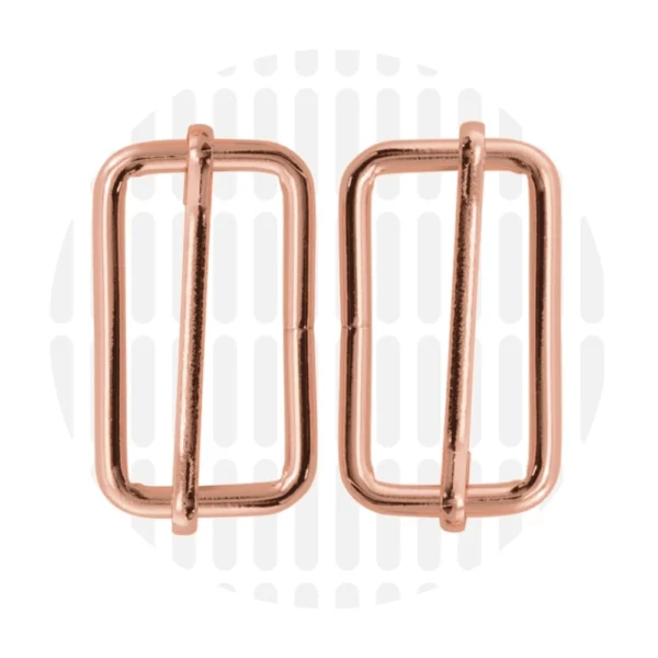 Gurtversteller / Schieber 38 mm 2er-Set - Roségold - ZipperZoo - 170-1738-RG-02