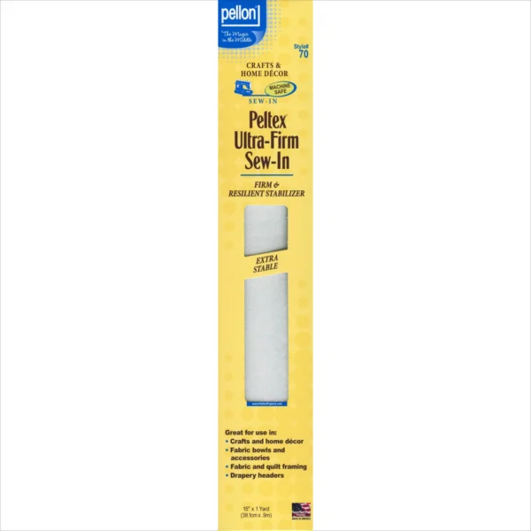 Peltex Sew-In Stabilizer 15 in x 1 yd - einnähbare feste Einlage - Pellon