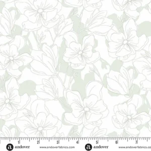 Andover Fabrics - Color Me Whispered - Magnolia Veil Sage - 10068-G