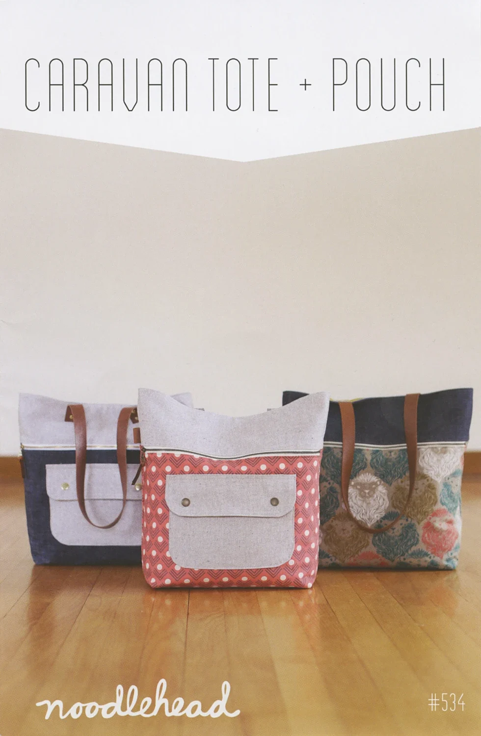 Caravan Tote & Pouch - Schnittmuster von Noodlehead - Papierform