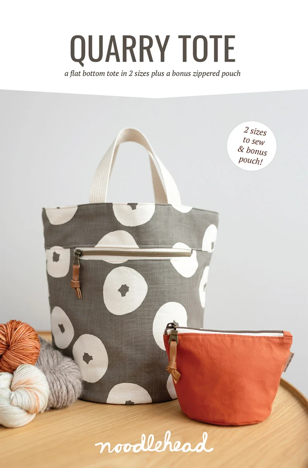 Quarry Tote - Schnittmuster von Noodlehead - Papierform