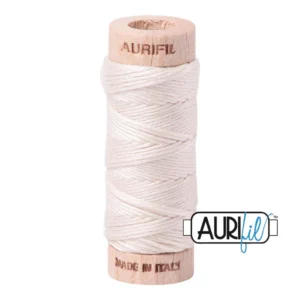 Baumwoll-Garn - Aurifil - Floss / 16 m - Light Sand - 2000