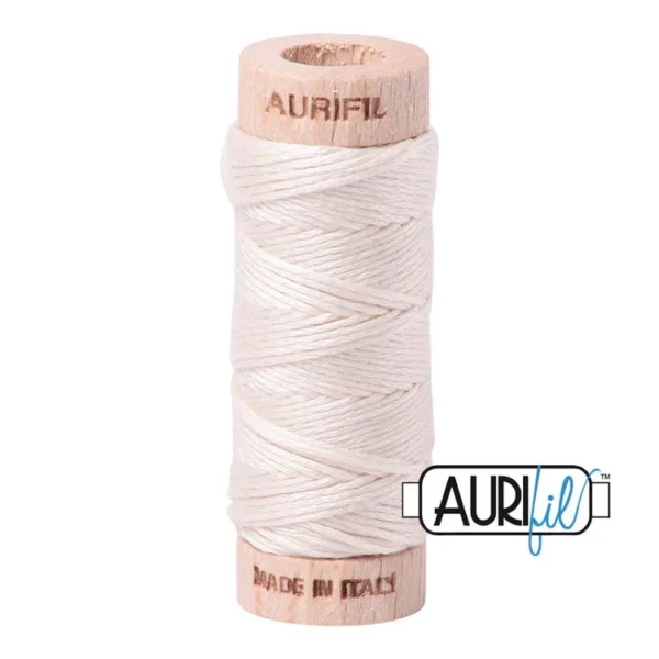 Baumwoll-Garn - Aurifil - Floss / 16 m - Light Sand - 2000