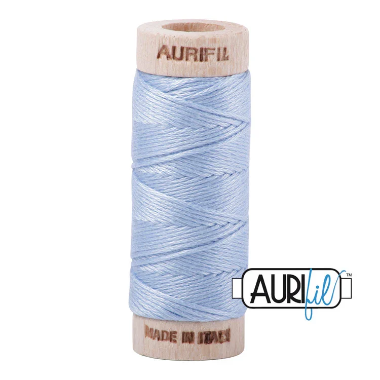 Baumwoll-Garn - Aurifil - Floss / 16 m - Robins Egg - 2715
