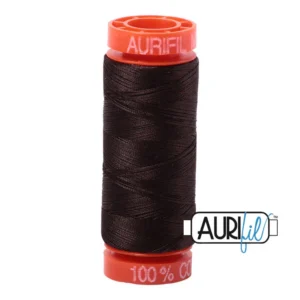 Baumwoll-Garn - Aurifil - 50wt/200m - Very Dark Bark - 1130 - BMK50SP200-1130
