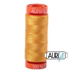 Baumwoll-Garn - Aurifil - 50wt/200m - Orange Mustard - 2140 - BMK50SP200-2140