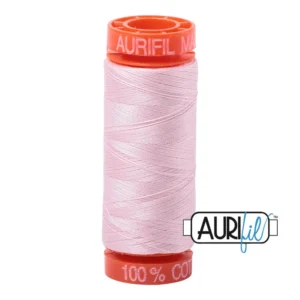 Baumwoll-Garn - Aurifil - 50wt/200m - Pale Pink - 2410