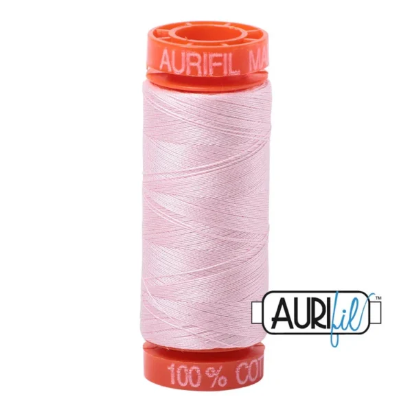 Baumwoll-Garn - Aurifil - 50wt/200m - Pale Pink - 2410