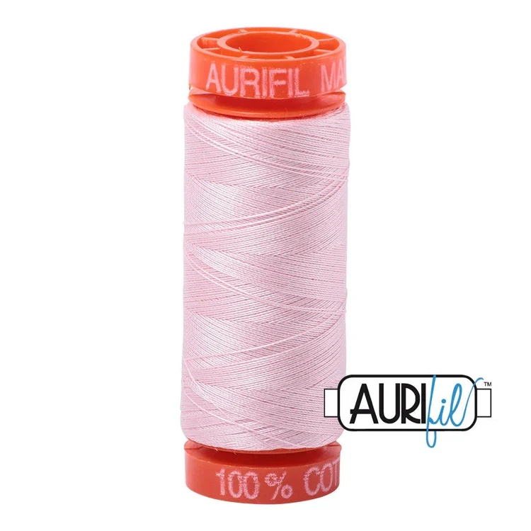 Baumwoll-Garn - Aurifil - 50wt/200m - Pale Pink - 2410