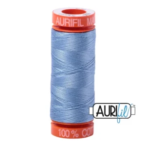 Baumwoll-Garn - Aurifil - 50wt/200m - Light Delft Blue - 2720