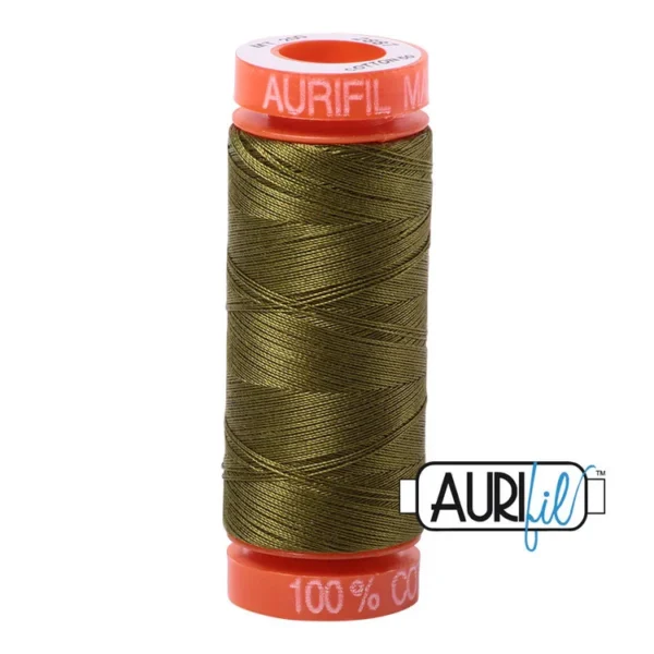 Baumwoll-Garn - Aurifil - 50wt/200m - Very Dark Olive - 2887