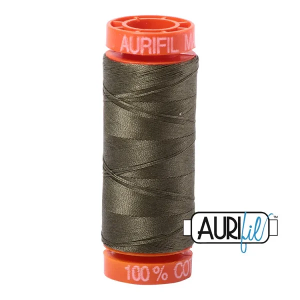 Baumwoll-Garn - Aurifil - 50wt/200m - Army Green - 2905 - BMK50SP200-2905