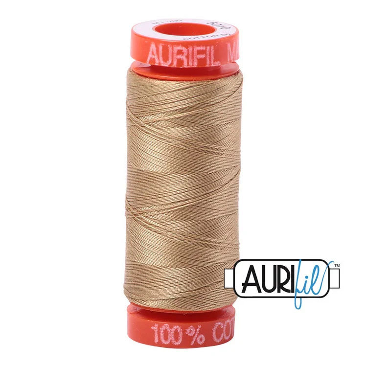Baumwoll-Garn - Aurifil - 50wt/200m - Blond Beige - 5010 - BMK50SP200-5010