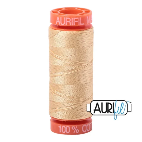 Baumwoll-Garn - Aurifil - 50wt/200m - Light Caramel - 6001 - BMK50SP200-6001