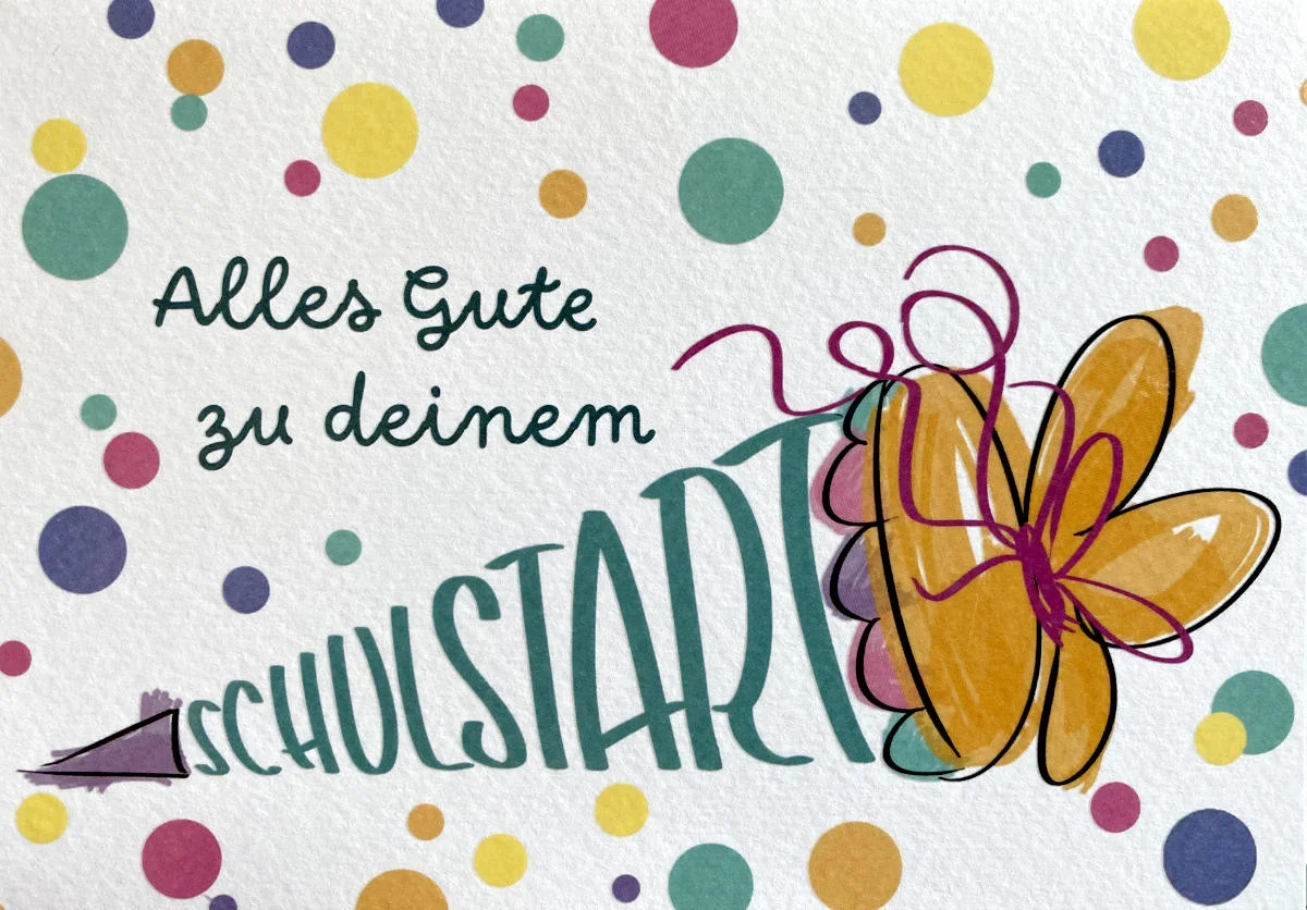Grußkarte - Alles Gute zu deinem Schulstart - 803113