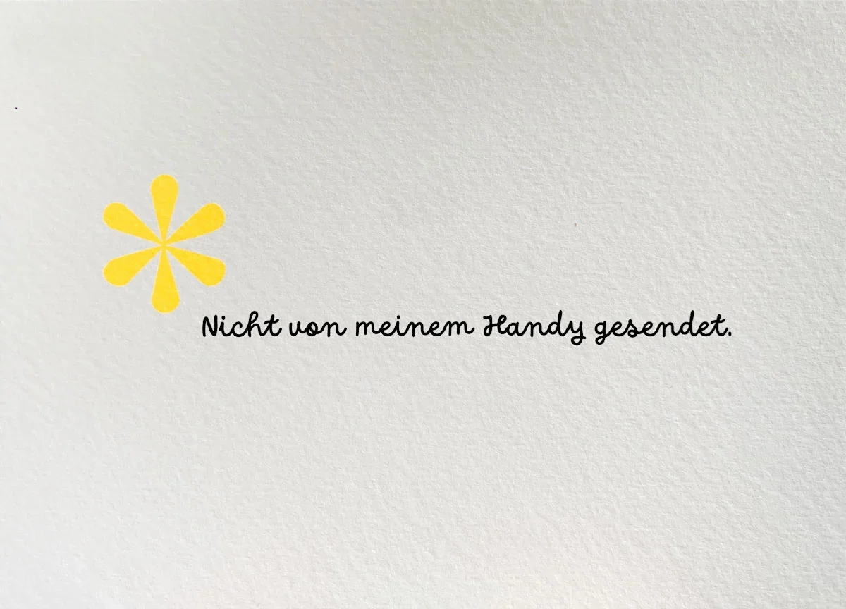 Postkarte - Nicht von meinem Handy gesendet - Neon Notes - PV7519