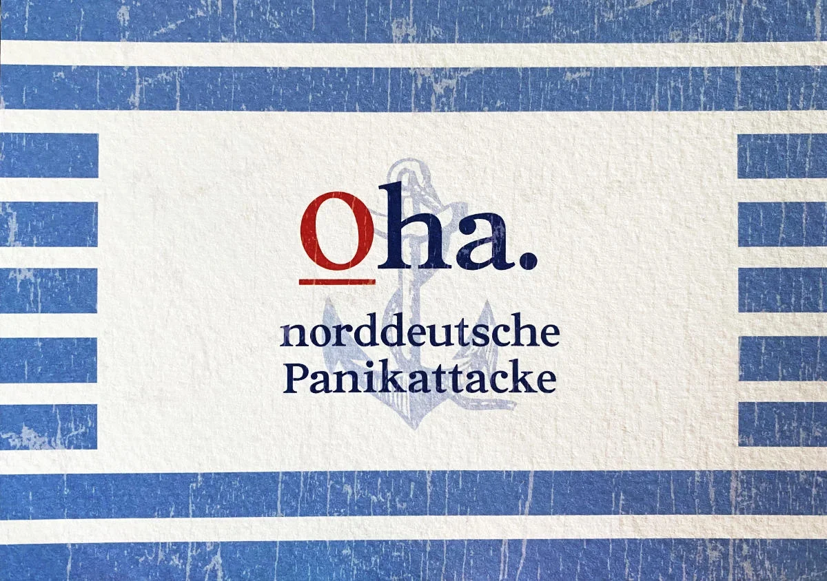 Postkarte - oha. - Norddeutsche Panikattacke - PK7303