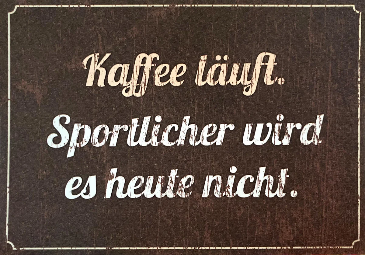 Postkarte - Kaffee läuft - PV6880