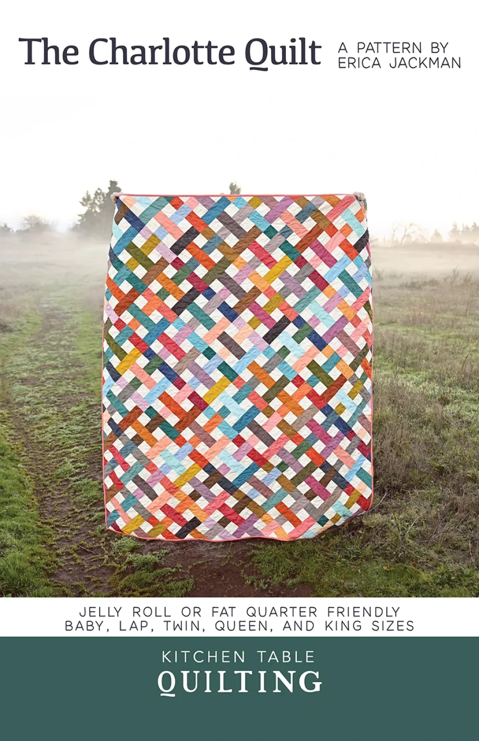 The Charlotte Quilt Pattern - Schnittmuster von Kitchen Table Quilting - Papierform