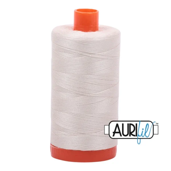 Baumwoll-Garn - Aurifil - 50wt/1300m - Silver White - 2309 - MK50SP2309