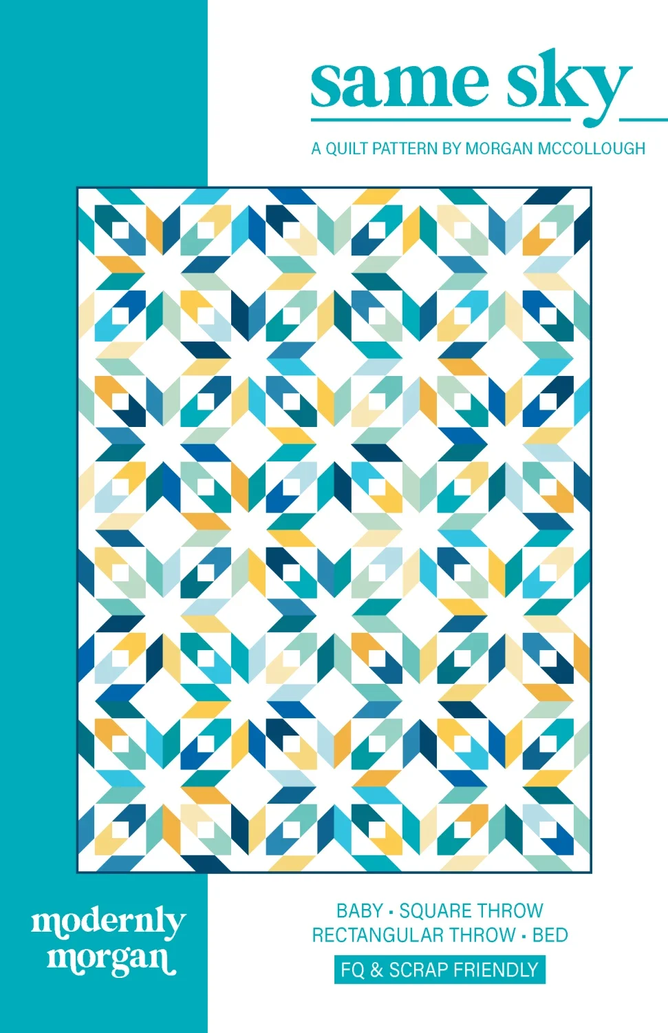 Same Sky Quilt - Schnittmuster von Modernly Morgan - Papierform