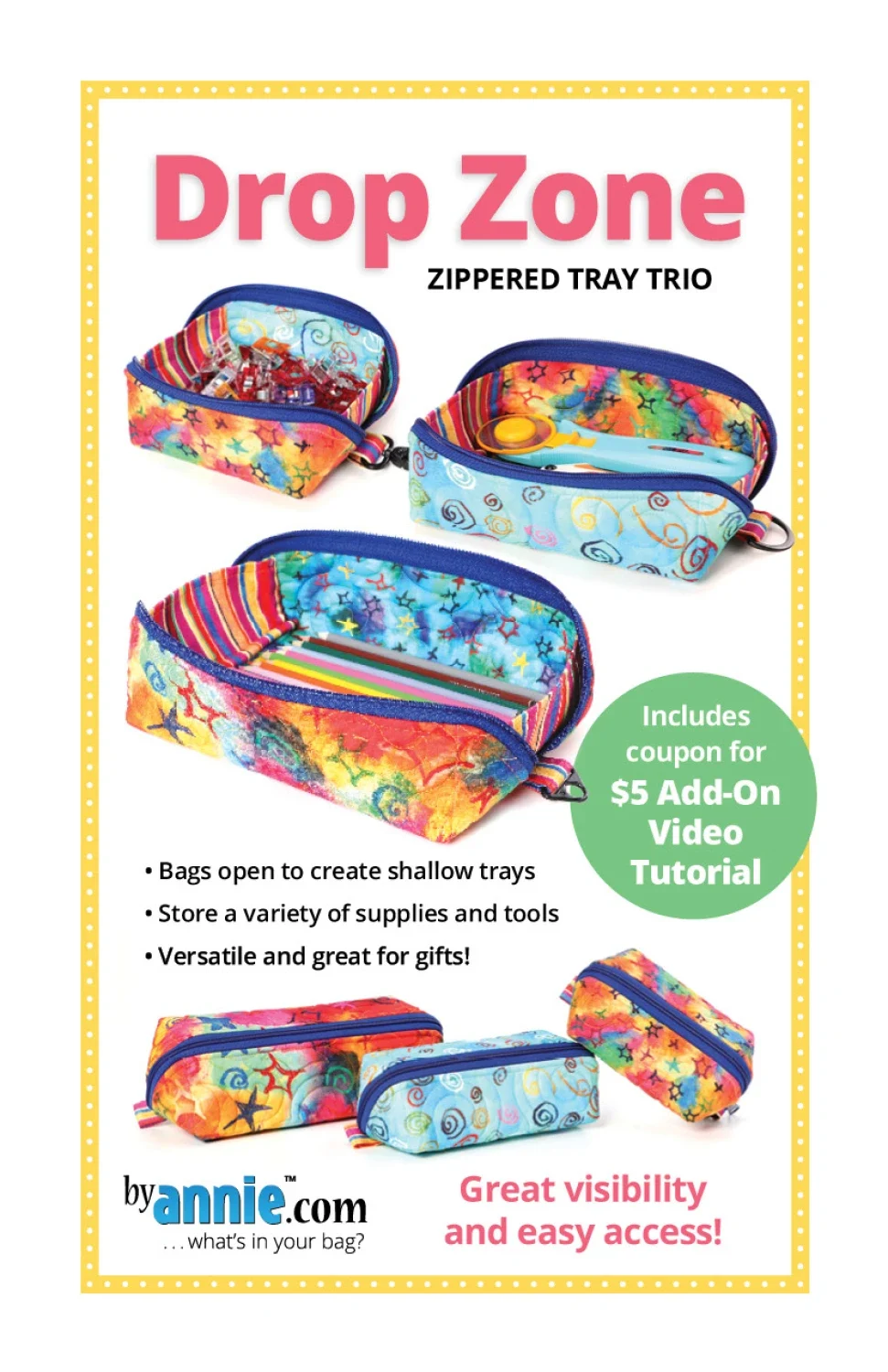 Drop Zone - Schnittmuster von byAnnie - Papierform