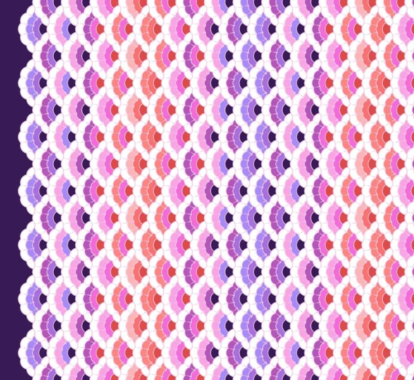 Floral Reef - Aquatic Lace Ultraviolet - Tula Pink - FreeSpirit Fabrics - PWTP269.ULTRAVIOLET