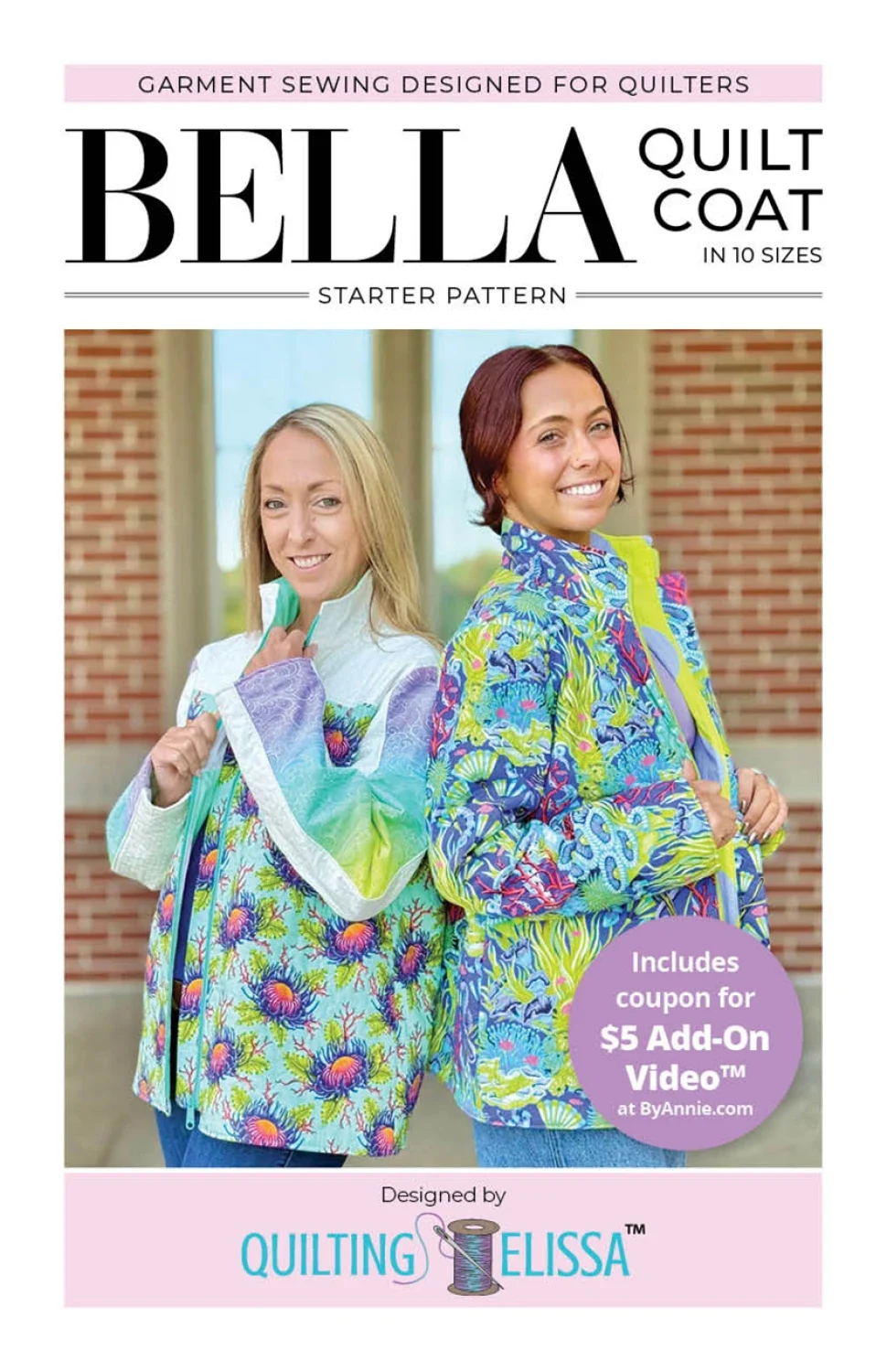 Bella Quilt Coat - Schnittmuster von byAnnie - Papierform