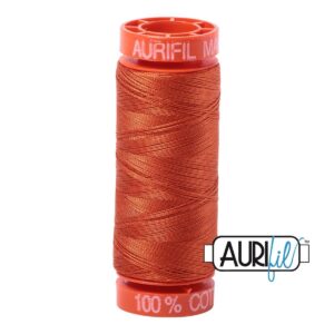Baumwoll-Garn - Aurifil - 50wt/200m - Rusty Orange - 2240