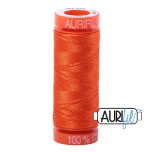 Baumwoll-Garn - Aurifil - 50wt/200m - Neon Orange - 1104 - bmk50sp200-1104