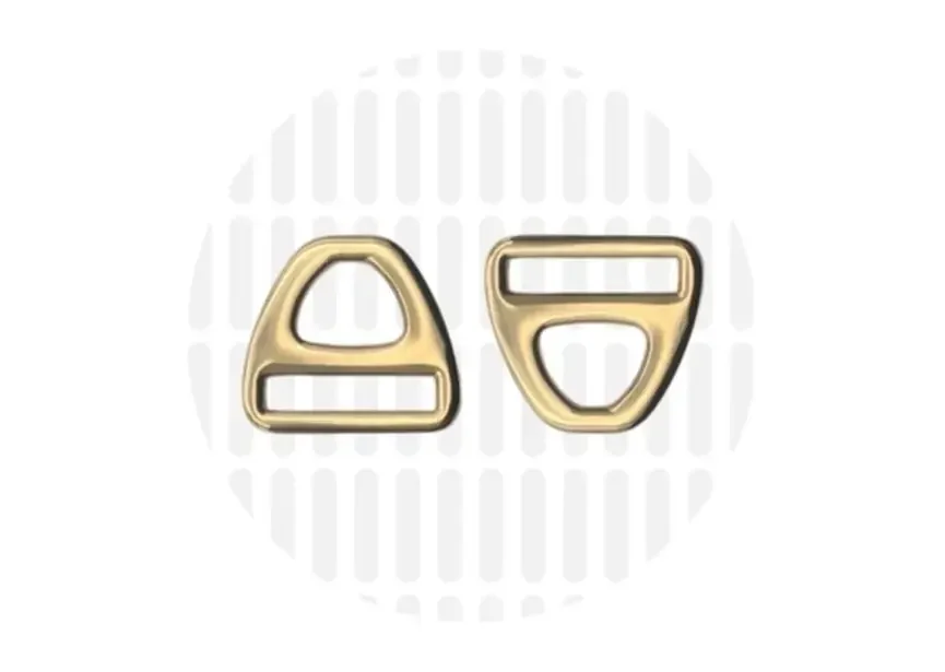 D-Ringe Triangle - 25 mm - Gold - ZipperZoo