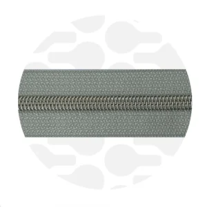 Endlos-Reißverschluss #5 - Silver Grey / Nickel - 1-Meter-Zuschnitt - ZipperZoo