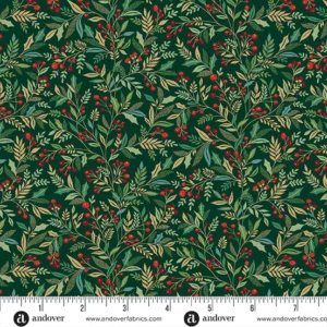 Adorn - Holly Green - Makower - MU-214-G