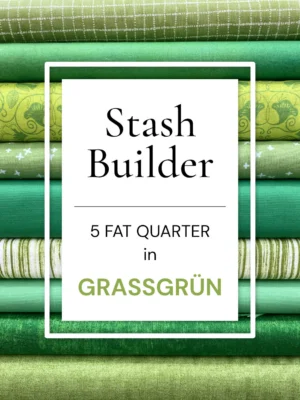 Stash Builder "Grassgrün" - 5er Fat Quarter Set