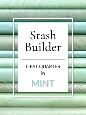 Stash Builder "Mint" - 5er Fat Quarter Set