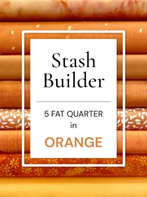 Stash Builder "Orange" - 5er Fat Quarter Set