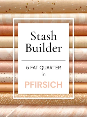 Stash Builder "Pfirsich" - 5er Fat Quarter Set