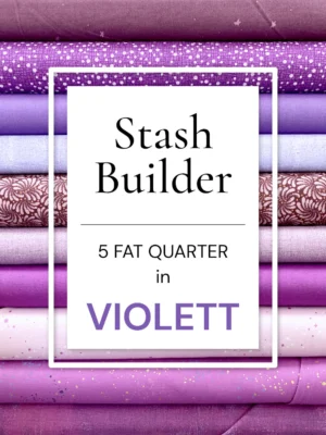 Stash Builder "Violett" - 5er Fat Quarter Set