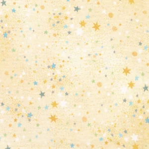 Festive Delight - Stars Natural - Robert Kaufman - AVMD-23870-14