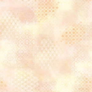 Subtle Symmetry Tangerine - Lumin Fabrics - W115-035-413